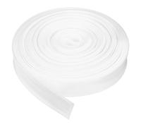 sourcing map Double Fold Bias Tape for Sewing, 5/8 Inch x 5.5 Yards Satin Bias Binding Tape Continuous Bulk for Quilting Blanket Binding Seaming Hemming Fabric Piping DIY Craft, White