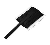 sourcing map Double Fold Bias Tape for Sewing 5/8 Inch x 6 Yards Satin Pre-fold Continuous Binding Tape for Seaming Quilting Hemming Binding DIY Crafts, Black
