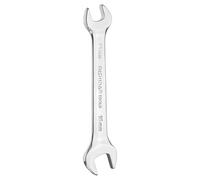 sourcing map Double Open End Wrench 13mm x 16mm Metric 15 Degree Offset Angle Small Flat Head Wrench Mirror Polished Open Ended Spanner for Automotive Repair Furniture Assembly