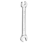 sourcing map Double Open End Wrench 8mm x 10mm Metric 15 Degree Offset Angle Small Flat Head Wrench Mirror Polished Open Ended Spanner for Automotive Repair Furniture Assembly
