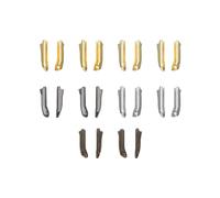 sourcing map Double Open Zipper Repair Latch Kits, #3 Insert Pins for Jacket Coat Two-Way Separating Zippers (5Colors, 10 Pairs)