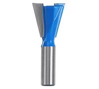 sourcing map Dovetail Router Bit 1/2" Shank 1-1/8" Dia Tungsten Carbide 14 Degree Dovetail Joint Joinery Bit for Drawer Cabinet Box Joints Making Woodworking