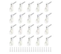 sourcing map Down Wall Clip, 29mm l Wire Shelf Loop Clips Cream 20pcs