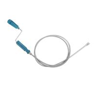 sourcing map Drain Augers 5 Ft Stainless Steel Flexible Plumbing Auger Hair Drain Cleaner Tool Toilet Auger Clog Remover Tool for Kitchen Bathroom Shower Sink Toilet Bathtub, Blue