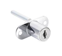 sourcing map Drawer Desk Wardrobe Cabinet Plunger Lock, 5/8" Cylinder Diameter 13/16" Cylinder Length, Zinc Alloy Chrome Finish, Keyed Different
