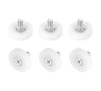 sourcing map Drawer Rollers Nylon Cabinet Drawer Pulley Replacement Wheels Bearing 26mm Drawer Positioning Roller Slide Guides for Furniture Parts Cupboard Wardrobe Pack of 8