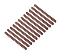 sourcing map Drawer Slides, 12Pcs 235mm - Plastic Drawer Rails, Side Mounted Grooved Guide Rails for Cabinet Drawers Bedside Tables Wardrobe Dressers (Brown)