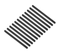 sourcing map Drawer Slides 12Pcs 300mm Plastic Drawer Rails Black | Side Mounted Grooved Guide Rails,for Cabinet Drawers Bedside Tables Wardrobe Dressers