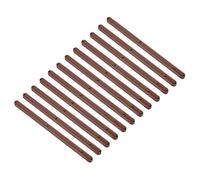 sourcing map Drawer Slides, 12Pcs 300mm - Plastic Drawer Rails, Side Mounted Grooved Guide Rails for Cabinet Drawers Bedside Tables Wardrobe Dressers (Brown)