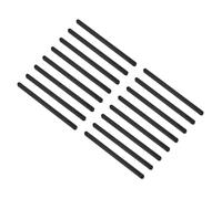 sourcing map Drawer Slides, 16Pcs 300mm - Plastic Drawer Rails, Side Mounted Grooved Guide Rails for Cabinet Drawers Bedside Tables Wardrobe Dressers (Black)