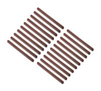 sourcing map Drawer Slides, 20Pcs 235mm - Plastic Drawer Rails, Side Mounted Grooved Guide Rails for Cabinet Drawers Bedside Tables Wardrobe Dressers (Brown)
