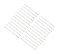sourcing map Drawer Slides 24Pcs 300mm Plastic Drawer Rails White | Side Mounted Grooved Guide Rails,for Cabinet Drawers Bedside Tables Wardrobe Dressers