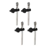 sourcing map Drill Chuck Key Wrench 8mm Diameter 11 Teeth Carbon Steel Drill Clamping Tool Replacement Drill Press Chuck Key Wrench for 3-16mm Drill Chuck Silver 4pcs