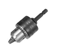sourcing map Drill Chucks, 1/2-20UNF Threaded 1.5-13mm Capacity with Chuck Key Hex Shank for Electric Impact Corded Cordless Drill