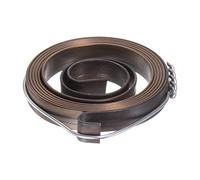 sourcing map Drill Press Return Spring, 35 x 6 x 0.8mm Quill Spring Feed Return Coil Spring Assembly Spring Steel Chemical Blackening Finish for Drill Press