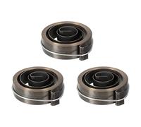 sourcing map Drill Press Spring Drill Press Quill Feed Return Coil Spring Assembly Spring Steel Chemical Blackening Finish 1800mm Expand Long 64 x 19 x 0.7mm 3 Pcs