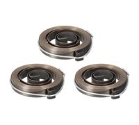 sourcing map Drill Press Spring Drill Press Quill Feed Return Coil Spring Assembly Spring Steel Chemical Blackening Finish 1540mm Expand Long 53 x 10 x 0.8mm 3 Pcs