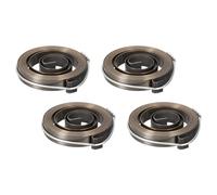 sourcing map Drill Press Spring Drill Press Quill Feed Return Coil Spring Assembly Spring Steel Chemical Blackening Finish 1540mm Expand Long 53 x 10 x 0.8mm 4 Pcs