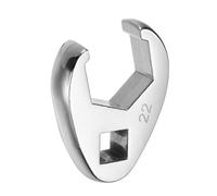 Sourcing Map Drive Crowfoot Wrench 3/8" 22mm Metric Fractional Flare Nut 40Cr Chrome Plated Open End for Mechanics Automotive Repair Work