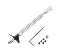 sourcing map Drive Shaft Two Propeller and Coupling Joint for RC Boat Coupler Assemble Kit, L12.5cm Shaft, L8cm Sleeve, D3.6cm Two Propeller, Fit for 2.3mm Motor Shaft