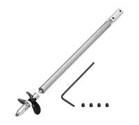 sourcing map Drive Shaft W Propeller and Coupling Joint for RC Boat Coupler Assemble Kit, L200mm Shaft, L25mm Sleeve, D36mm Three Propeller, Fit for 5 mm Motor Shaft