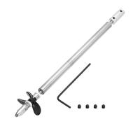 sourcing map Drive Shaft W Propeller and Coupling Joint for RC Boat Coupler Assemble Kit, L200mm Shaft, L25mm Sleeve, D36mm Three Propeller, Fit for 3 mm Motor Shaft