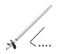 sourcing map Drive Shaft W Propeller and Coupling Joint for RC Boat Coupler Assemble Kit, L250mm Shaft, L200mm Sleeve, D36mm Three Propeller, Fit for 4 mm Motor Shaft