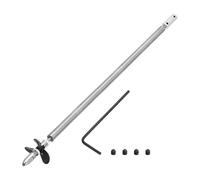 sourcing map Drive Shaft W Propeller and Coupling Joint for RC Boat Coupler Assemble Kit, L300mm Shaft, L25mm Sleeve, D36mm Three Propeller, Fit for 2 mm Motor Shaft