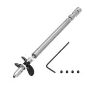 sourcing map Drive Shaft W Propeller and Universal Joint for RC Boat Coupler Assemble Kit, L130mm Shaft, L80mm Sleeve, D36mm Three Propeller, Fit for 2.3 mm Motor Shaft