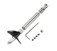 sourcing map Drive Shaft W Propeller Universal Joint, L100mm Shaft L50mm Sleeve D36mm Stainless Steel Propeller 2-Bladed Paddle Fit for 4mm Motor Shaft RC Boat Coupler Assemble Kit