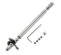sourcing map Drive Shaft W Propeller Universal Joint, L150mm Shaft L100mm Sleeve D36mm Stainless Steel Propeller 3-Bladed Paddle Fit for 3mm Motor Shaft RC Boat Coupler Assemble Kit