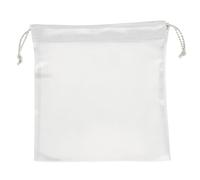 sourcing map Dust Cover Storage Bag Silk, Dust Bags for Handbags with Drawstring for Pouch Purse Cloth Shoes Travel Storage (White, 7.87"x7.87")