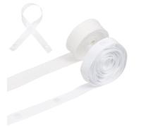 sourcing map Duvet Snap Clips, Removable Comforter Fasteners Duvet Clips to Hold Comforter Inside Keeps Quilt from Shifting (32mm Buckle Distance, White)