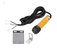 sourcing map E3F-R2PK Photoelectric Sensor, 300mA DC6-36 V M18 Specular Reflection Photoelectric Switch Sensor 3 Lines Detection Distance 2M PNP NO with Mounting Bracket for Industrial