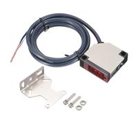 sourcing map E3JK-DS30M1 Photoelectric Sensor, 3A 12-24VDC V Diffuse Reflection Photoelectric Switch Sensor 5 Lines Detection Distance 100-300MM NPN/PNP NC+NO with Mounting Bracket(White)