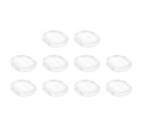 sourcing map Earring Pads, 50pcs - Silicone Clip-on Earring Backs, Comfort Clip-On Earrings Cushions(Clear,10x9mm)