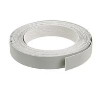 sourcing map Edge Banding, 1-1/8 Inch x 25ft Pre-Glued Veneer Edging Iron-on Flexible Edge Banding for Cabinet Repair Furniture Restoration, Gray