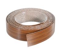 sourcing map Edge Banding, 1 1/8 Inch x 9.84ft Pre-Glued Wood Veneer Edging Iron-on Flexible Edge Banding for Cabinet Repair Furniture Restoration, Birch