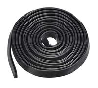 sourcing map Edge Trim U Seal Extrusion, Silicone Black U Channel Edge Protector Sheet Fits 5/64-5/32inch Edge 1M/3.28Ft Length