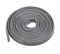 sourcing map Edge Trim U Seal Extrusion, Silicone Gray U Channel Edge Protector Sheet Fits 0.5-2.5mm Edge 3Meters/9.84Ft Length