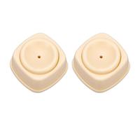 sourcing map Egg Hole Puncher, 2 Pcs Raw Egg Piercer with Safety Lock Stainless Steel Pin Puncher Tool to Get Good Hard Boiled for Kitchen Cooking Baking Breakfast, Beige