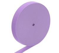 sourcing map Elastic Band, 0.7" x 15 Yard Stretch Knit Elastic Bands Fabric Elastic Band for Sewing, Wigs, Waistband, Pants, Craft DIY (Pink Purple)