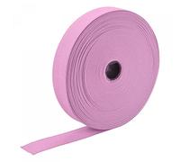 sourcing map Elastic Bands for Sewing 2.5cm 20 Yard Pink Knit Elastic Spool High Elasticity for Wigs, Waistband, Pants