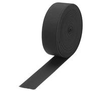 sourcing map Elastic Bands for Sewing 2.5cm 5 Yard/15ft Black Knit Elastic Spool High Elasticity for Wigs, Waistband, Pants