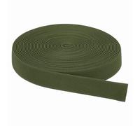 sourcing map Elastic Bands for Sewing 2.5cm x 9m Olive Green Knit Elastic Spool High Elasticity for Wigs, Waistband, Pants, Craft DIY Projects