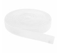 sourcing map Elastic Bands for Sewing 2.5cm x 9m White Knit Elastic Spool High Elasticity for Wigs, Waistband, Pants, Craft DIY Projects