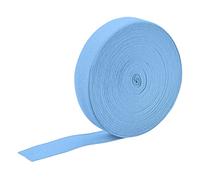 sourcing map Elastic Bands for Sewing 2cm 10 Yard Sky Blue Knit Elastic Spool High Elasticity for Wigs, Waistband, Pants
