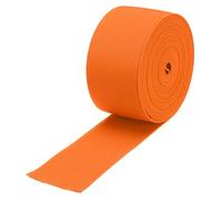 sourcing map Elastic Bands for Sewing 5cm 5 Yard/15ft Orange Knit Elastic Spool High Elasticity for Wigs, Waistband, Pants