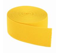 sourcing map Elastic Bands for Sewing 5cm x 4.6m Yellow Knit Elastic Spool High Elasticity for Wigs, Waistband, Pants, Craft DIY Projects