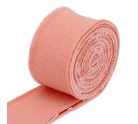 sourcing map Elastic Cuffs Ribbed Trims 80 x 3.5 cm Cotton Fabric Knit Rib Stretch Tape Cuff Sleeve Waistband for DIY Sewing, Watermelon Red 1 Pair